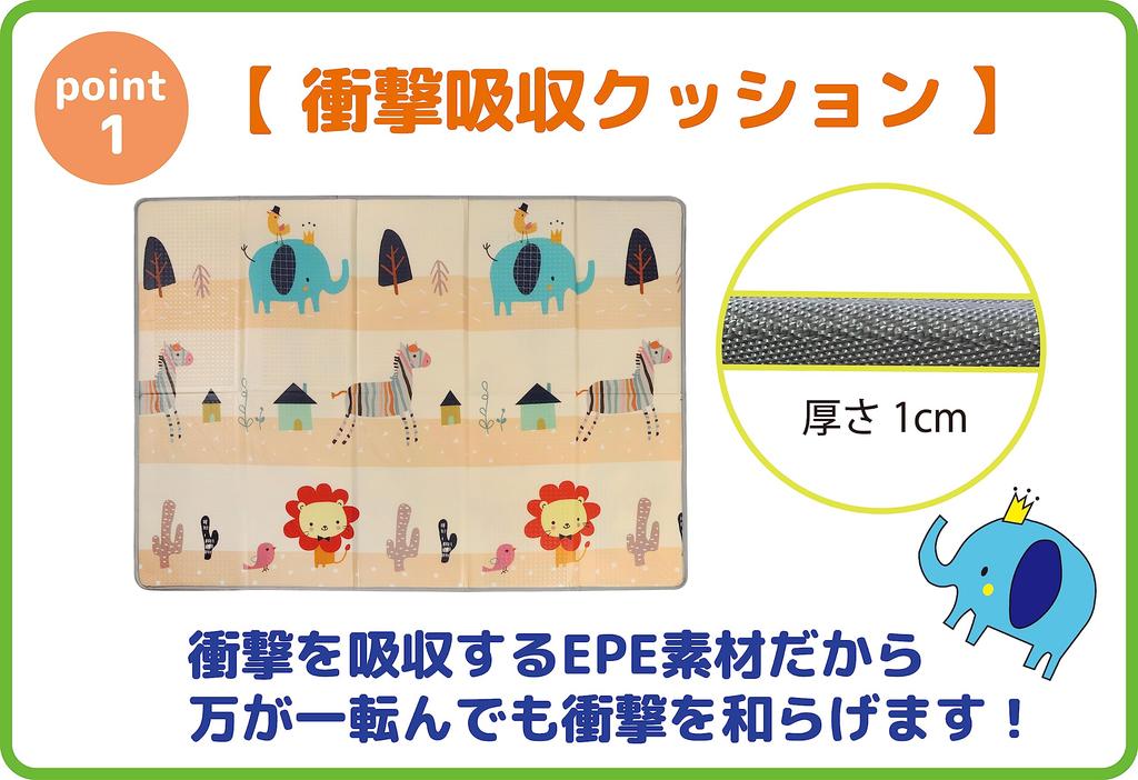 Unox Doppelseitige Faltbare Spielmatte [Babymatte200x150x1cmReversibelBabyKleinkindSpielmatteWasserdichtKindermatteKinderzimmer]