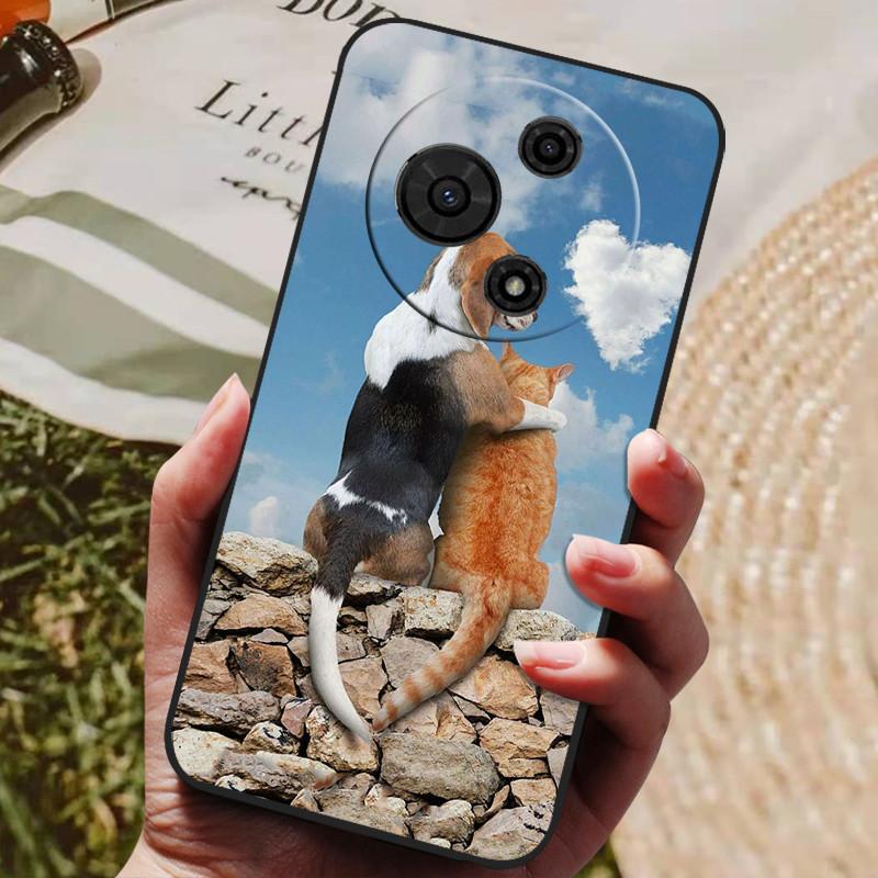 Capas de Celular Para TCL 605 T517D Case Pintado Design Fofo Silicone Macio Capa Traseira Para TCL 60 SE 60SE Cases TCL605 Coque Fundas