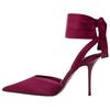 Fashionable Minimalist Stiletto Heels 10Cm Women Heels Magenta 2206610060