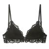 French Thin U-shaped Big Halter Invisible Bra Beautiful Back Cross Belt Front Buckle Underwear Big Chest Small Bra Bra