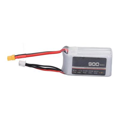 LiPo Battery 25C 900mAh XT30 Connector Stable Powerful Performance RC Battery Pack for RC Fix Wing