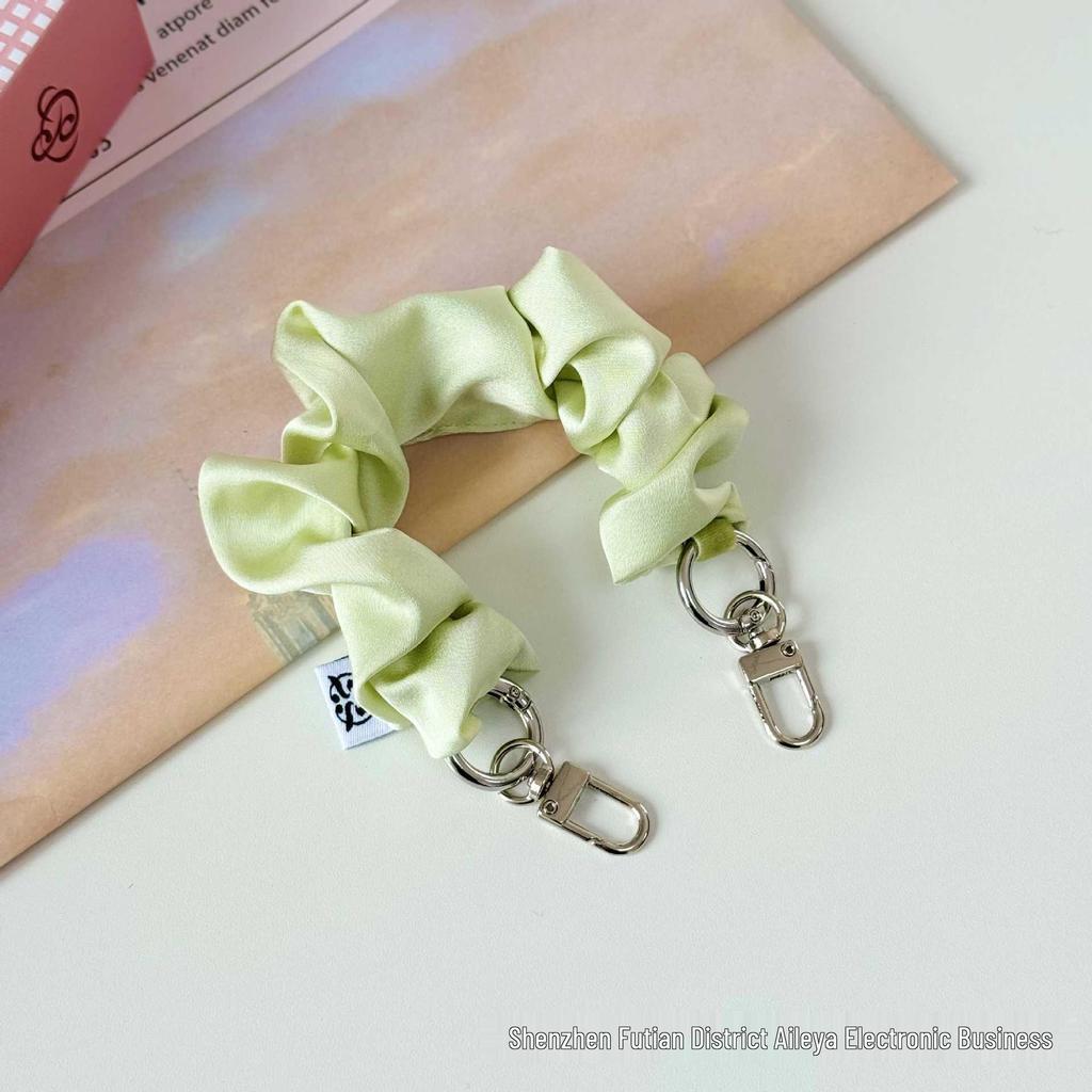Handheld Double-Ended Buckle Phone Lanyard & Wrist Strap - Elastic Scrunchie with Anti-Loss Design
