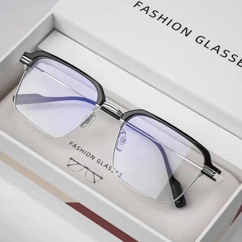 

Модные квадратные очки для чтения для мужчин и женщин, металлические очки с защитой от синего света для пресбиопии, компьютерные очки против усталости от 0 до +4.0 +3.5