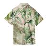 Men's Casual Loose Fit Hawaiian Print Short Sleeve Shirt Lightweight Button Down Summer Beach Shirt for Outdoor Activities
