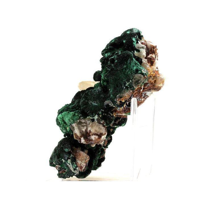 Pierres et Minéraux. Malachite + Calcite. 6120.0 ct. Kipushi, RD Congo.