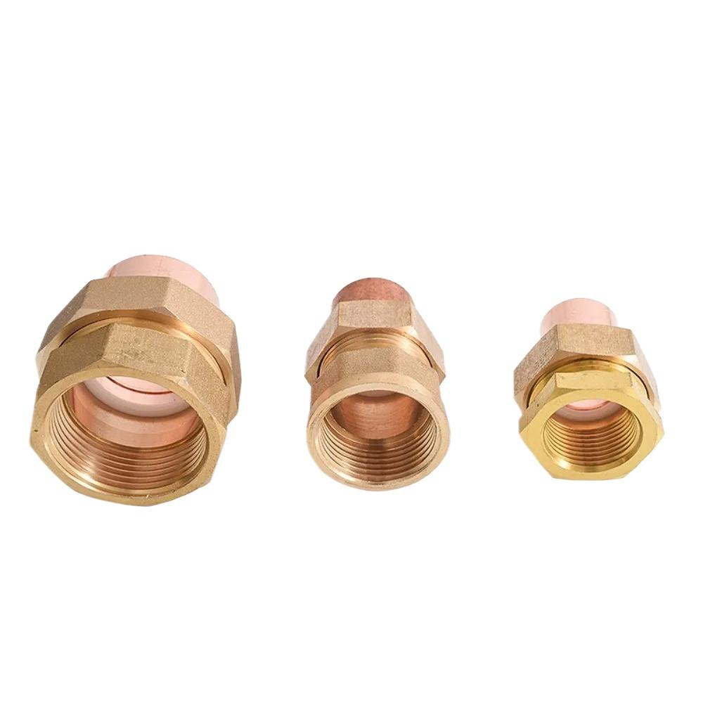 1/4"-3" BSP Male Female x 8-76mm Weld Scoket End Feed Solder Brass & Copper Union Pipe Fitting Coupler Air-conditioning