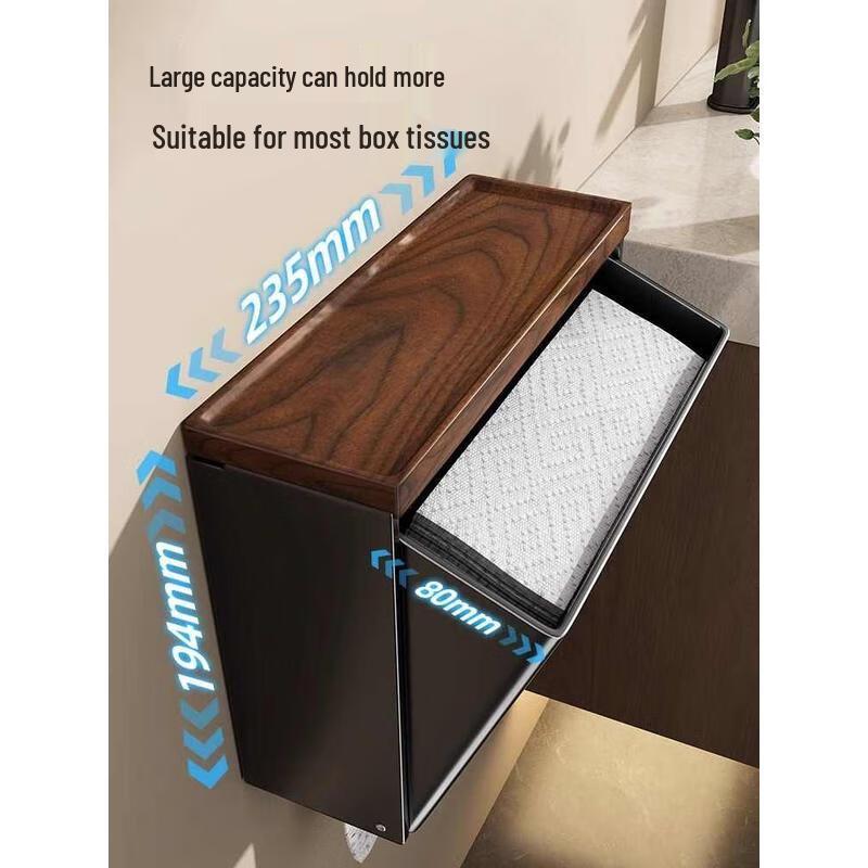 Wall-Mounted Bathroom Tissue Dispenser