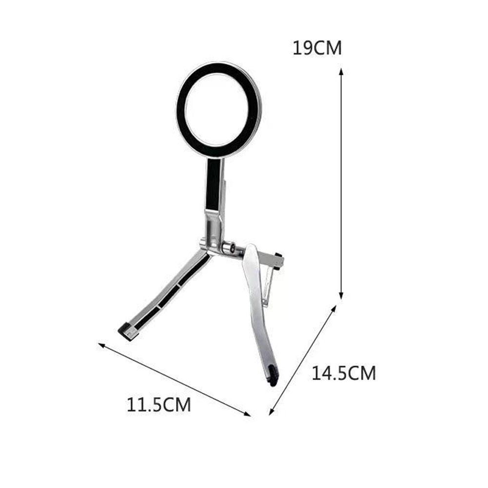 Foldable Phone Tripod For iPhone 16 15 14 Portable Dual-sided Magnetic Tripod Desk Mount Phone Handle Holder Accessories