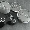 4 Stück 60mm 61mm 68mm 69mm Auto Styling Radnabenkappe Nabenkappe Abzeichen 4B0601170 Für Audi A3 A4 A5 A6 A7 A8 S4 S6 Zubehör