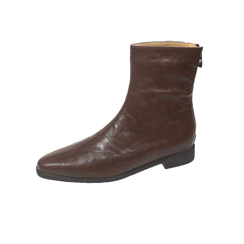 Casual Low Heel Women Ankle Boots Ladies Elegant Elastic Slim Short Booties Autumn Winter Womem's Shoes