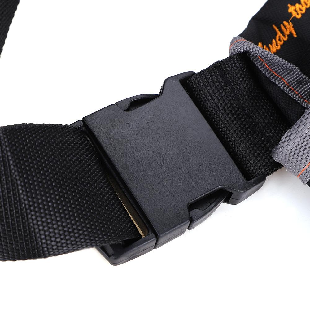 8 Pockets Belt Tool Bags Adjustable Portable Pouch Electrician Bag