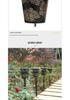 Waterproof Solar Garden Lights with Hollowed Leaves Design - Super Bright Outdoor Landscape Decoration