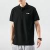 Li-Ning Embroidered Logo Quick-Dry Casual Sports Polo Shirt Men Tops Black APLT139-1