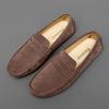 Suede Leather Mens Loafers 2025 New Walking Shoes New Comfy Man Drive Flats Classic Original Style Men Casual Shoes Moccasins