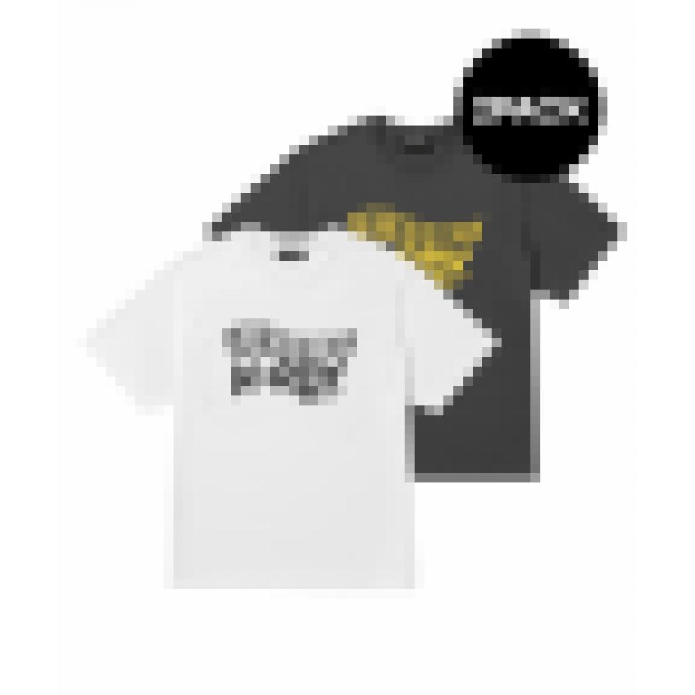 

Футболка с коротким рукавом NERDY Wave Logo, 2 упаковки, белый, угольно-черный
