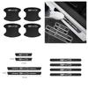 Car Exterior Door Sill Door Bowl Protective Sticker For BYD Dolphin Seal Atto3 Han Tang Song Yuan BYD  Carbon Fiber Anti‑Wea