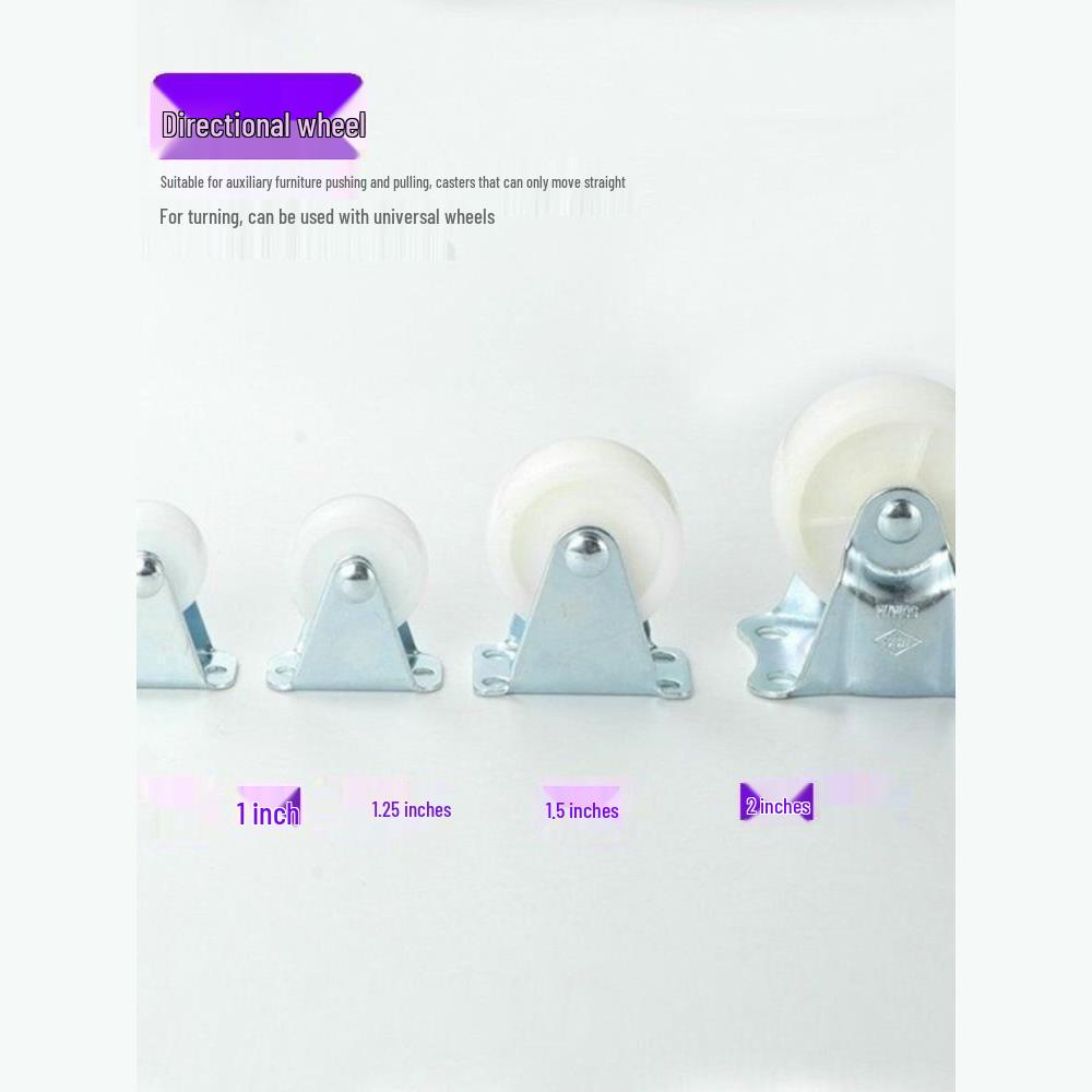 Univerzální kolečko na nábytek - Lehké, velikosti 1”-2” pro květináče, postele a zásuvky