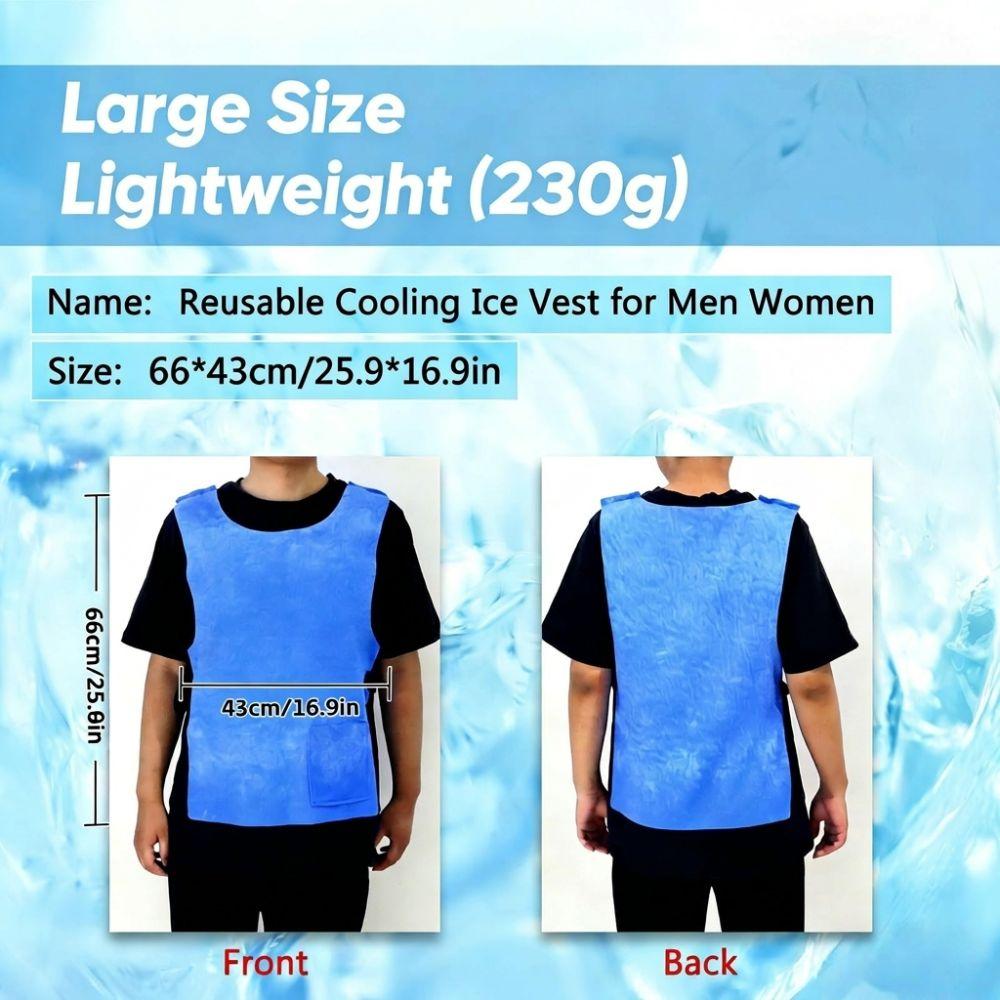 Evaporative Cooling Ice Vests No Energy Needed Cooler Vest Eco-Friendly Cooling Vest Outdoor