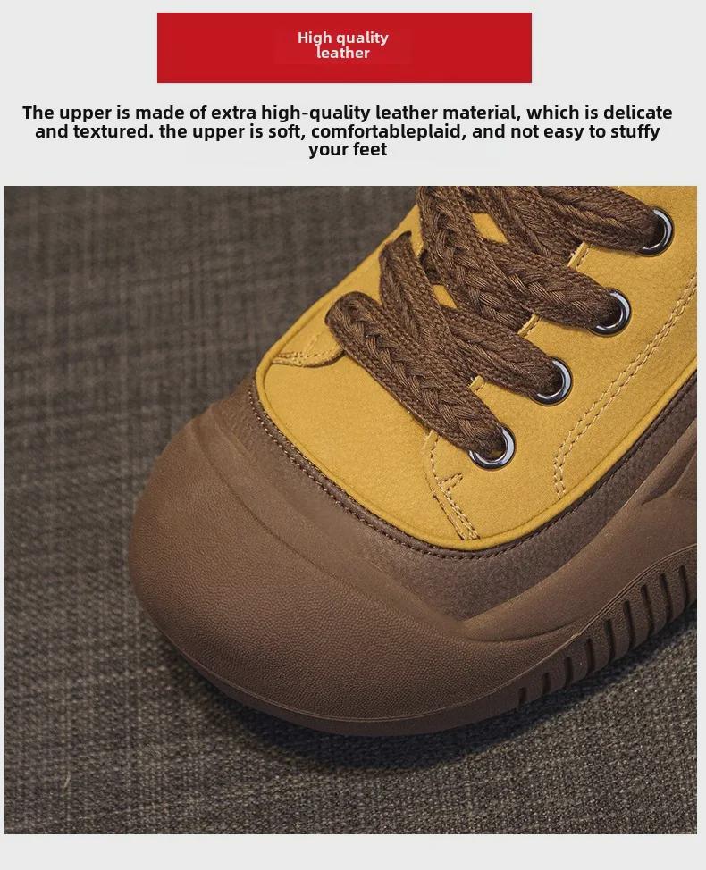 Sneakers groși ușori pentru femei cu inspirație retro 2025 - Încălțăminte casual la modă care adaugă înălțime pentru toamnă