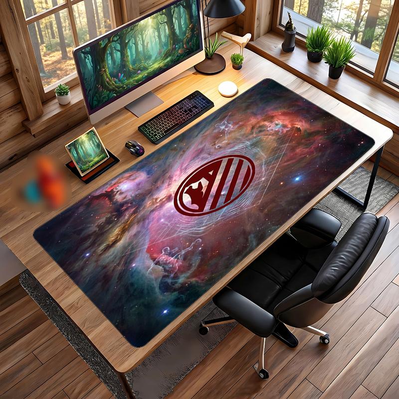 Tappetino Mouse Grande Stampato Atletico Madrid, Tappetino da Scrivania Morbido in Gomma Antiscivolo per Gaming, Decorazione per Ufficio, Laptop, Computer