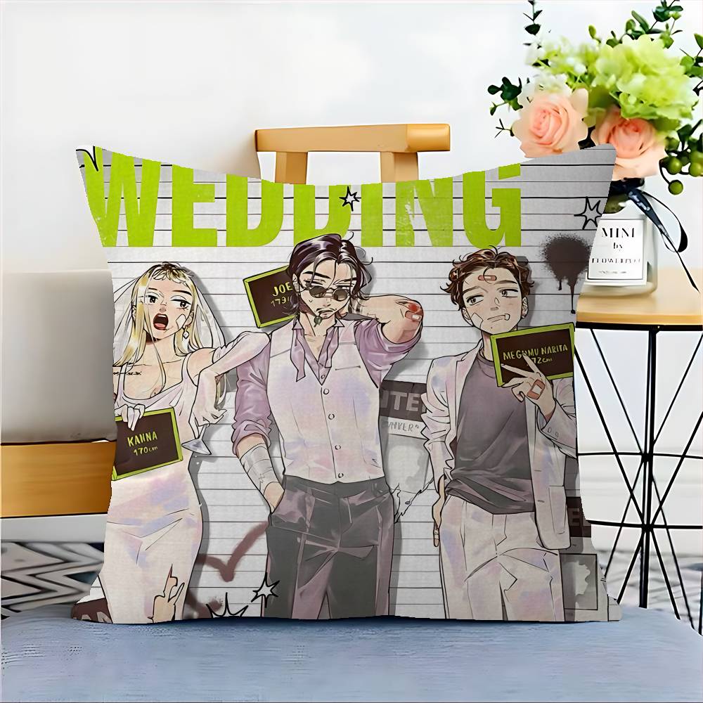 Kininatteru Hito Ga Otoko Janakatta Pillowcase Toon Gift Cushion Cover Bedroom Home Sofa Chair Seat Decor Pillow Case