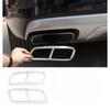 For 2016-2019 Q7 2018 4M Stainless Steel Car Rear Exhaust Tail Pipe Cover Muffler Decoration Car Exterior Accessories