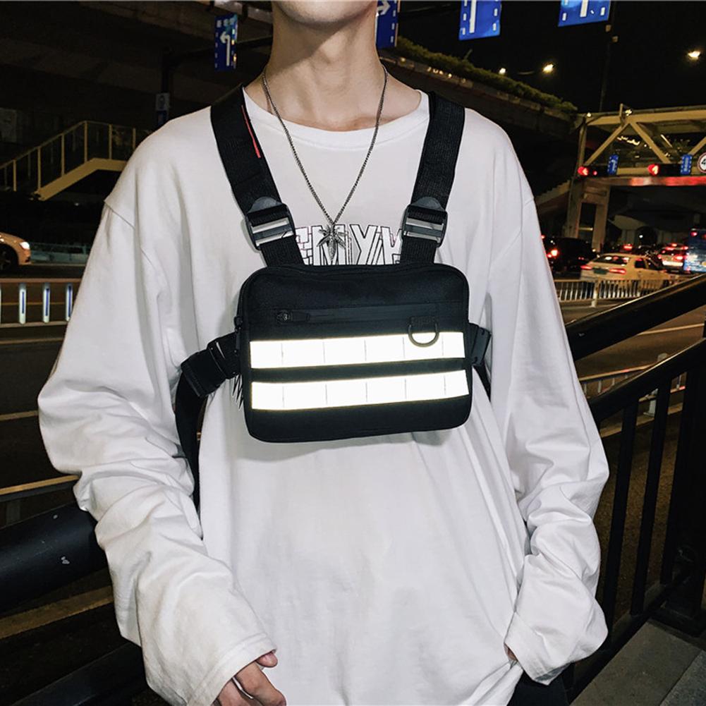 Functional Tactical Vest Backpack Vest Lightweight Fashion Waistcoat with Pocket & Extra Storage for Cycling Running