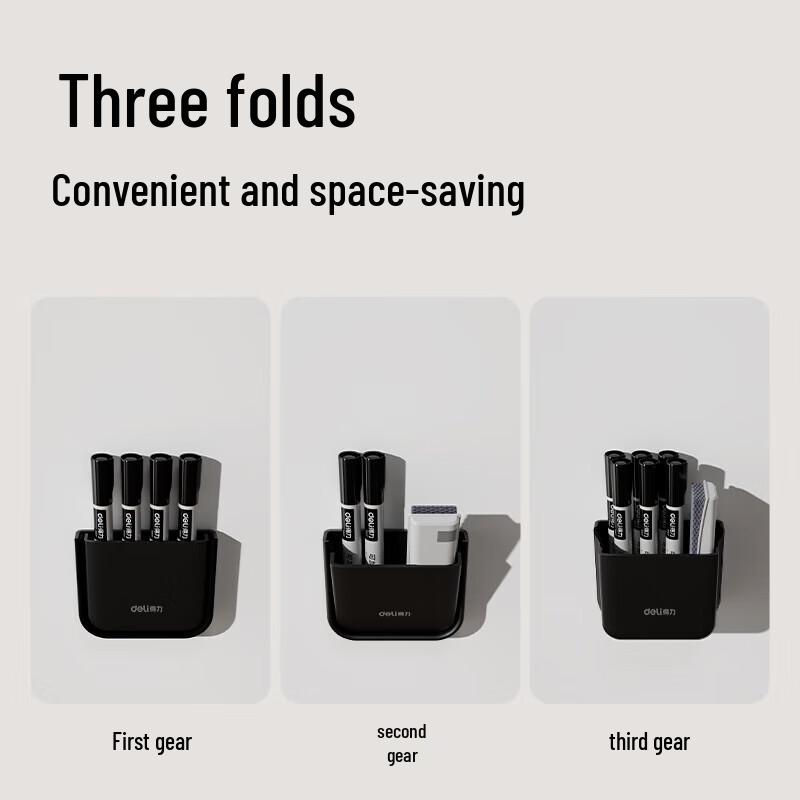 Deli MB421 Foldable Magnetic Pen Holder