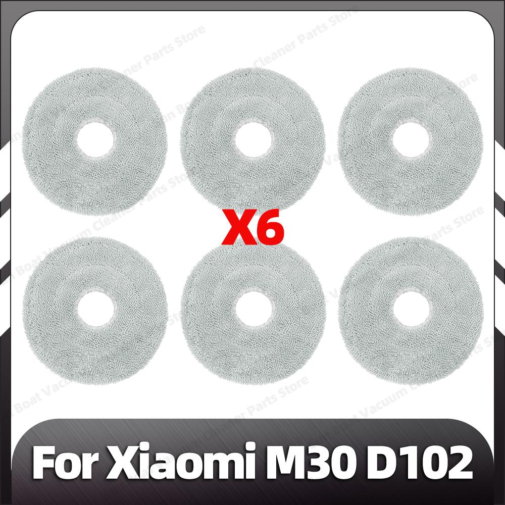 Compatible for Xiaomi M30 D102 Replacement Main Side Brush Mop Pad Dust Bags Spare Parts Accessories