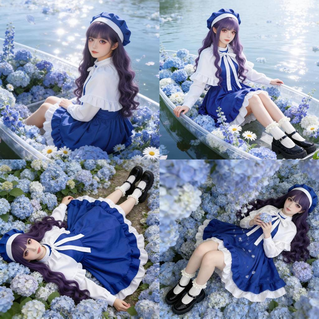 Cardcaptor Sakura Daidouji Tomoyo Cosplay Costume With Lace Trim For Halloween Anime Fans