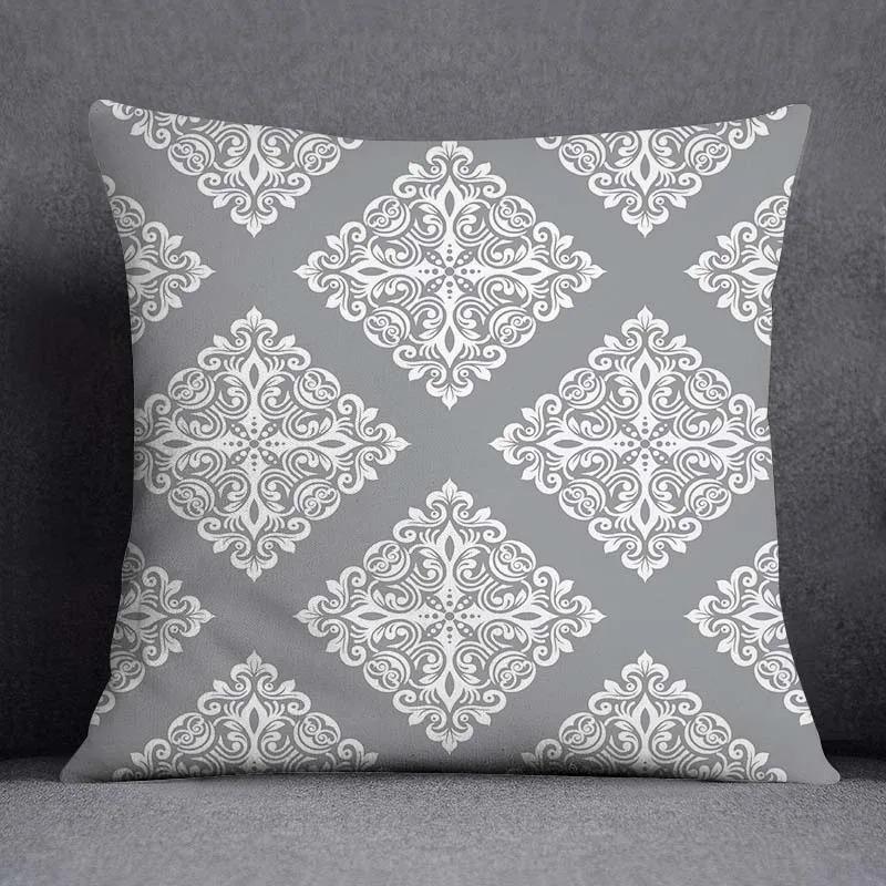 Gray Pillowcase Office Living Room Home Pillowcase Car Ornaments