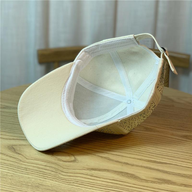 Bling Bling Strass-Baseballkappe, Glitzernde Nieten-Verstellbare Mütze für Damen & Herren