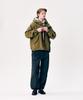ESPIONAGE Pleated Wide Army Pants Charcoal