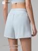 Women's Quick-Dry Sports Shorts, Anti-Exposure, Breathable with Pockets, Color-Blocked Fitness Bermudas.