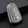 TPU Car Smart Key Cover Case For Cadillac ATS CT6 CTS DTS XT5 Escalade ESV SRX STS XTS ELR 2014 - 2018 Key Fob Bag