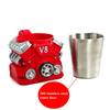 Vintage V8 Engine Coffee Cup, Insulation Water Mug for Car Enthusiasts Gift Personalized Stainless Steel Wall Insulation Mugs