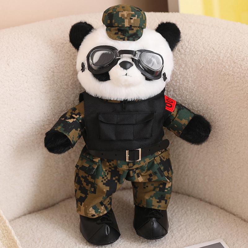 

35 см Кролик Панда Легион Мягкая плюшевая игрушка Крутая одежда Одежда Кролик Панда Куклы День рождения Рождественский подарок Подарки для ребенка 35cm