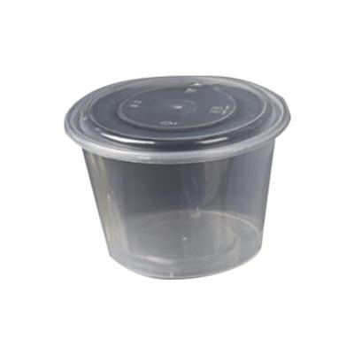 Round Disposable PP Plastic Meal Box