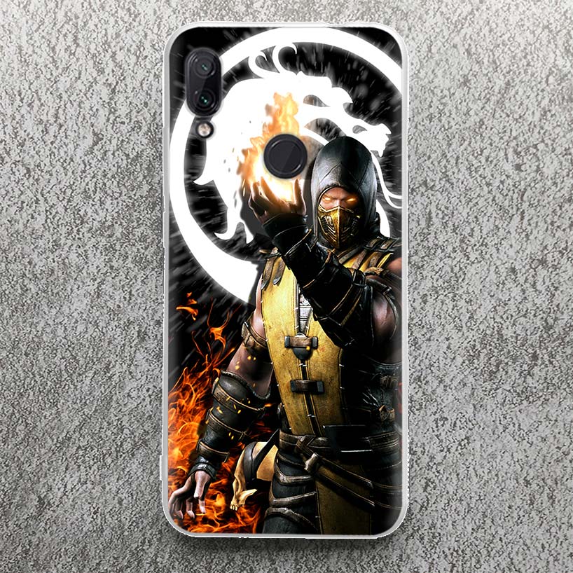 Mortal Kombat Phone Case For Xiaomi Redmi 9 9A 9C 9T 10 10A 10C 12 12C 8 8A 7 7A 6 6A S2 K20 K40 Pro Soft Silicone Cover