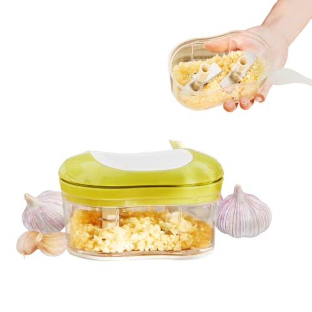 Hand-Powered Food Chopper Multi-Functional Garlic Press Durable Vegetable Chopper Kitchen Tools