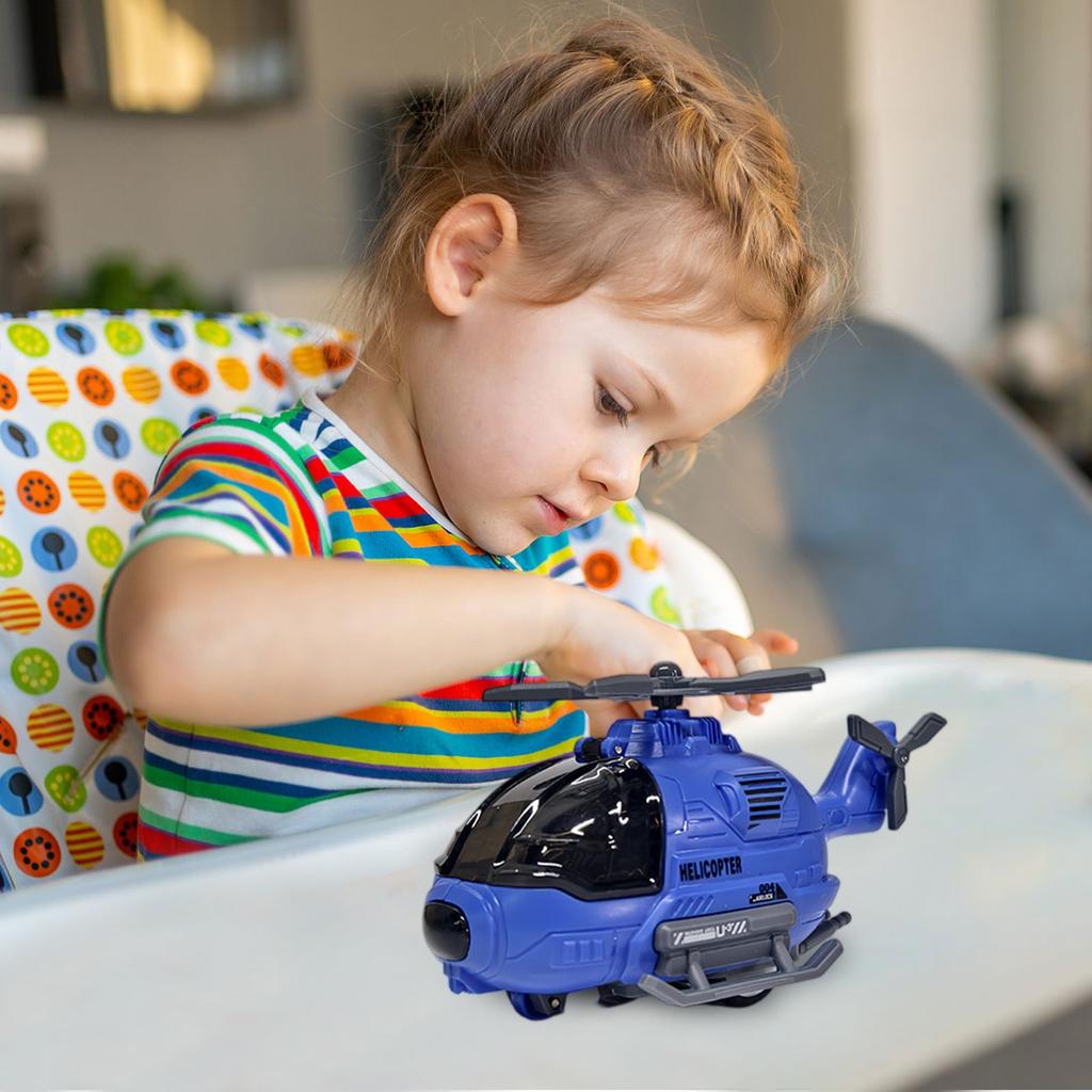 Simulation Helicopter Model With Spinning , Suitable For Birthday Party Gifts For Boys And Girls