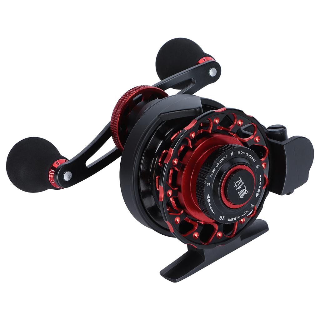 Right Hand USB Rechargeable Digital Display Counting Slow Descending Raft Fishing Reel