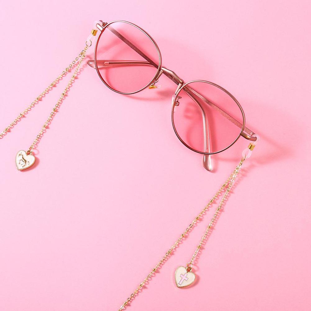 Metal Loving Heart Eyeglass Chain for Women Glasses Accessories