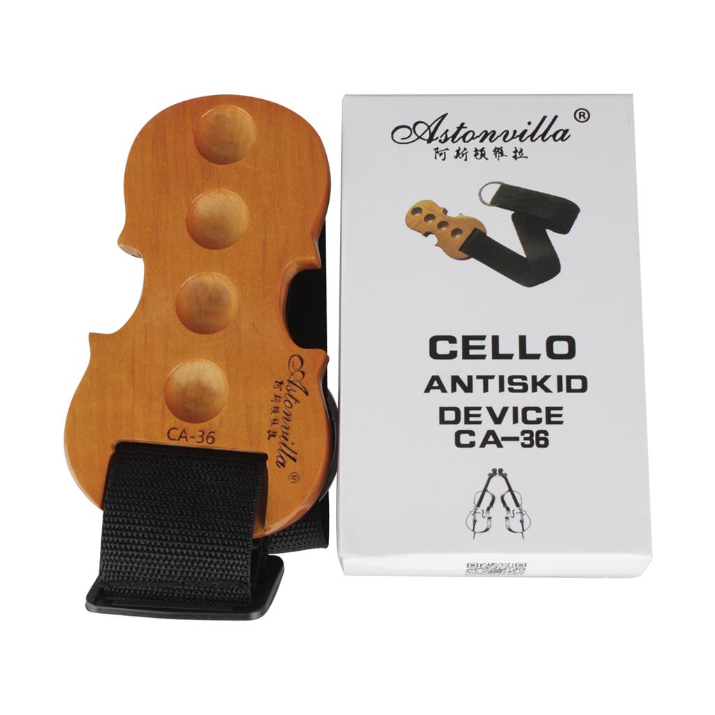 Durable Solid Wood Cello Antiskid Adjustable Length Non-slip Endpin Stopper Holder Stand