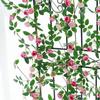 54/60 Heads Fake Rose Flowers Vine Real Touch Decoration Bouquet Artificial Flower  Balcony Decor