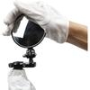 Black Foldable 3" Round 7/8" Handle Bar End Side Mirrors for Harley Davidson Kawasaki Suzuki Yamaha Cruiser Dirt Bike Scooter ATV