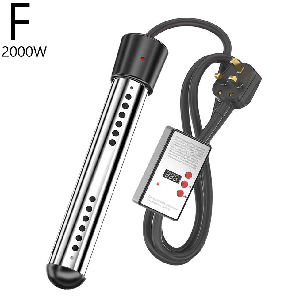 Portable High Power Heating Rod Household Immersion And Water Thermostat Heating Automatic Func B0M0