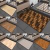 Wooden Floor Pattern Carpet Bathroom Anti Slip Absorbent Pad Retro Versatile Bedroom Rug Entrance Door Home Decoration