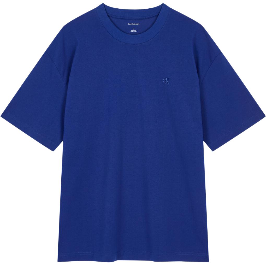 Calvin Klein Loose Fit Round Neck Drop Shoulder Short Sleeve T-Shirt Men Tops 4RAB806-C7K