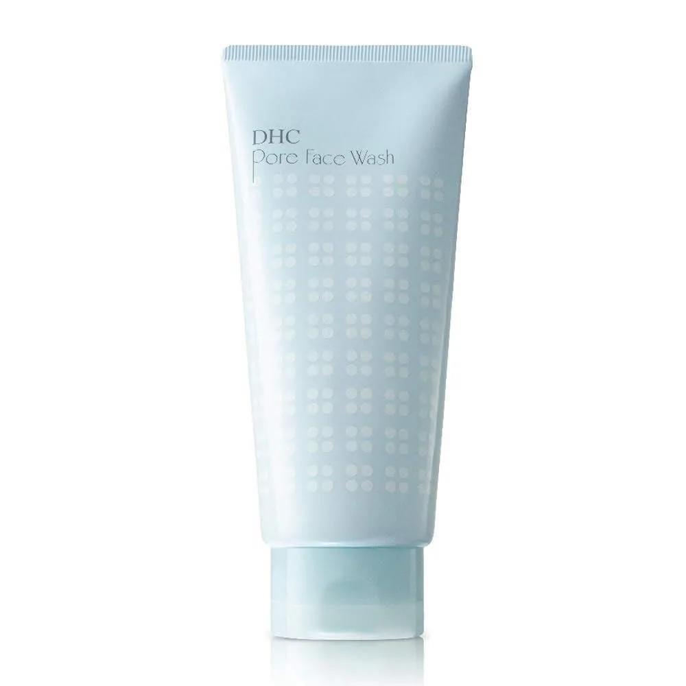 DHC Pore Face Wash Foaming Exfoliating Cream Cleanser for Oily Skin 119g Net Weight